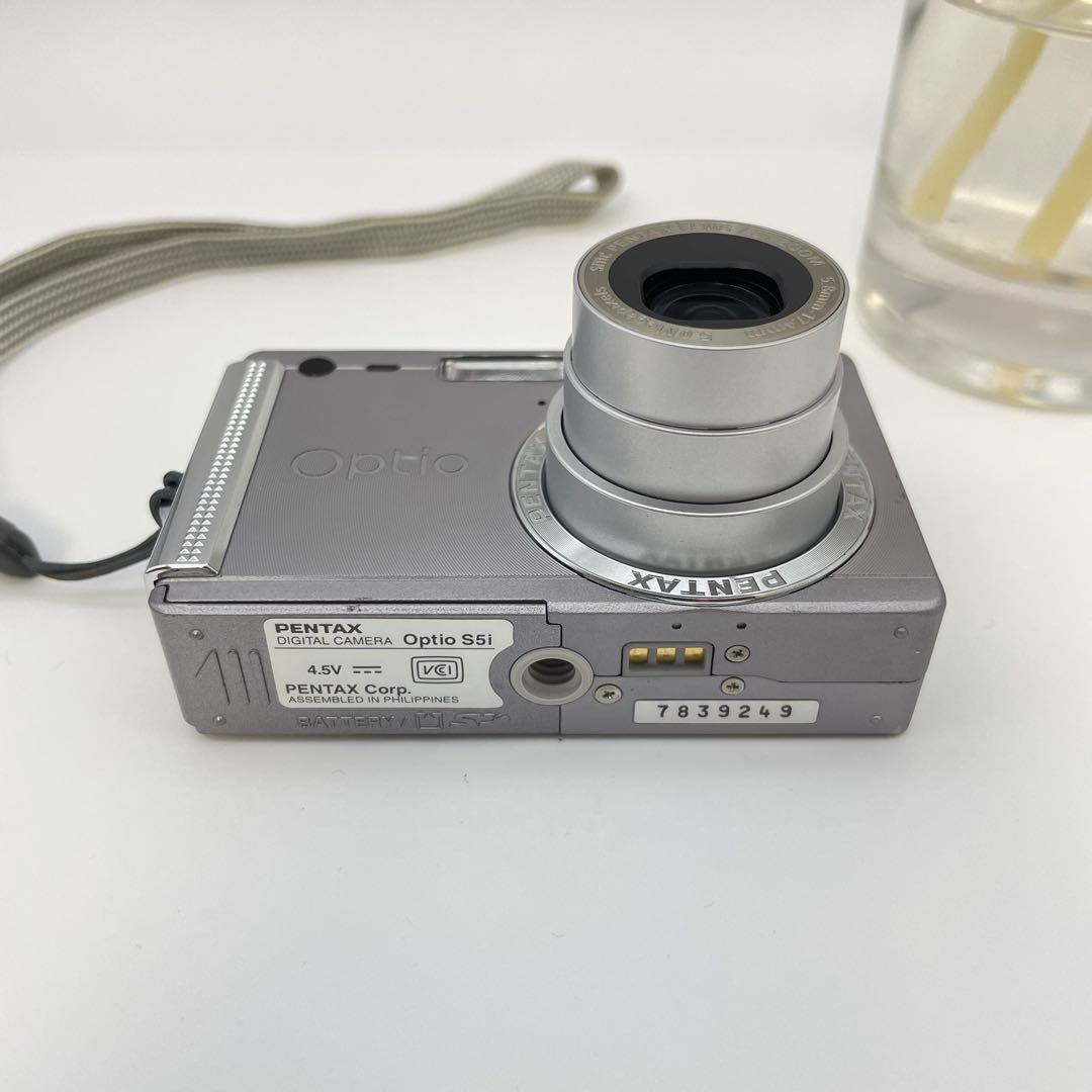 美品✨PENTAX Optio s5i✨動作確認済 スマホ転送OK 可愛すぎる♪