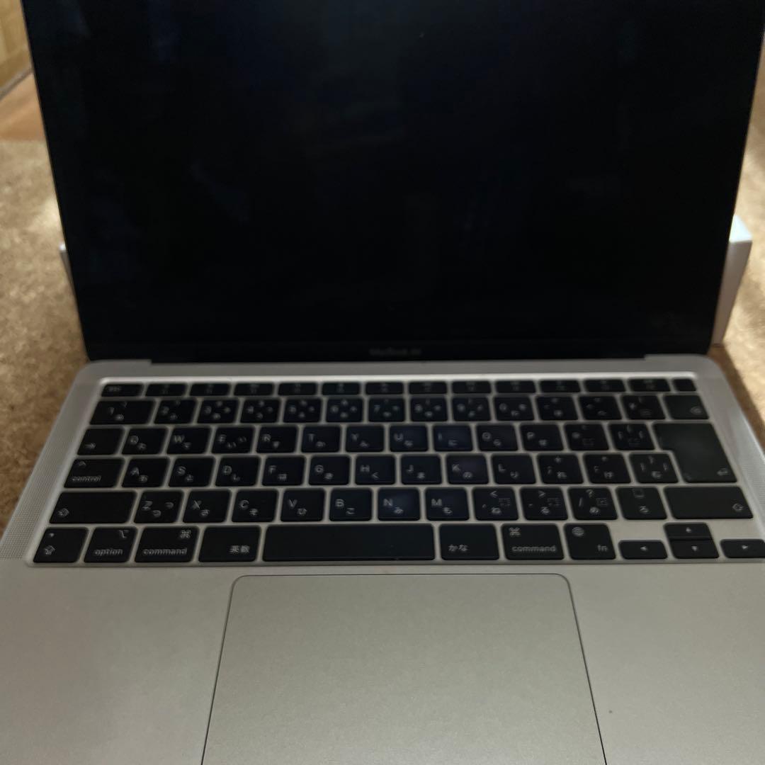 MacBook Air 2020 M1 シルバー 本体のみ 箱付き 液晶割れあり