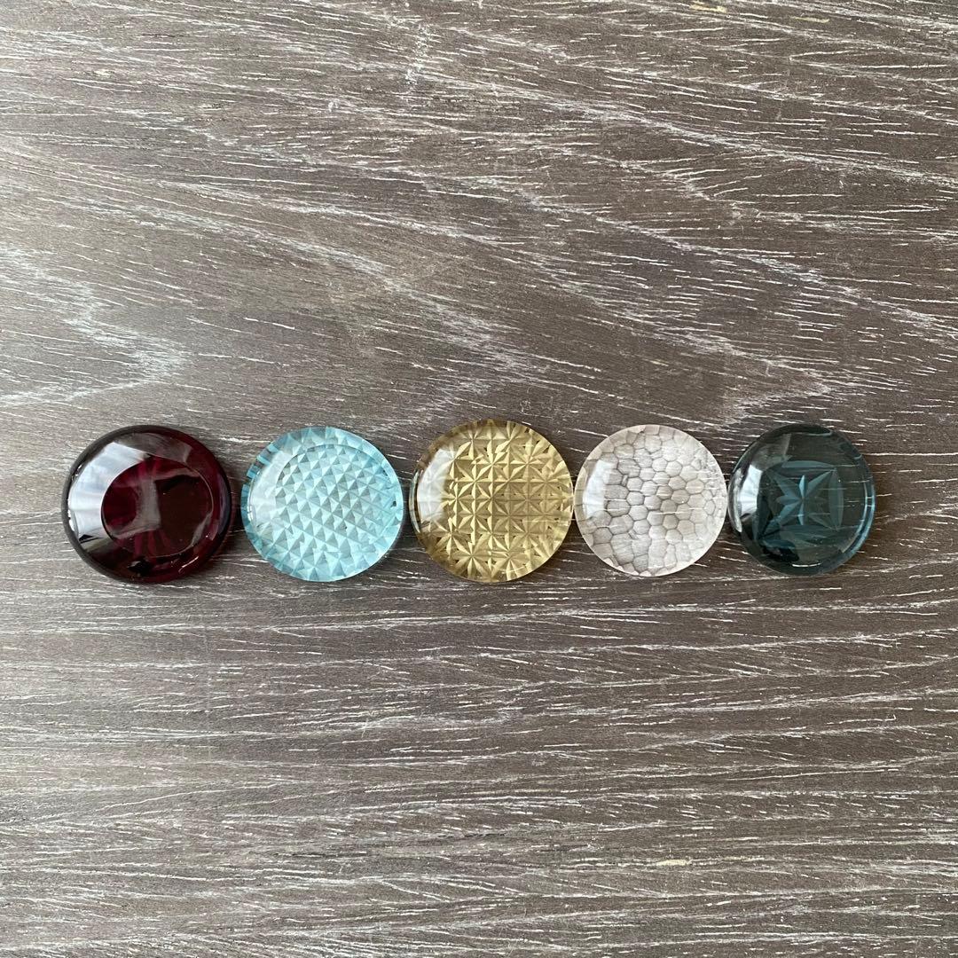 Sghr スガハラ 江戸切子 ガラス 箸置き 5個セット