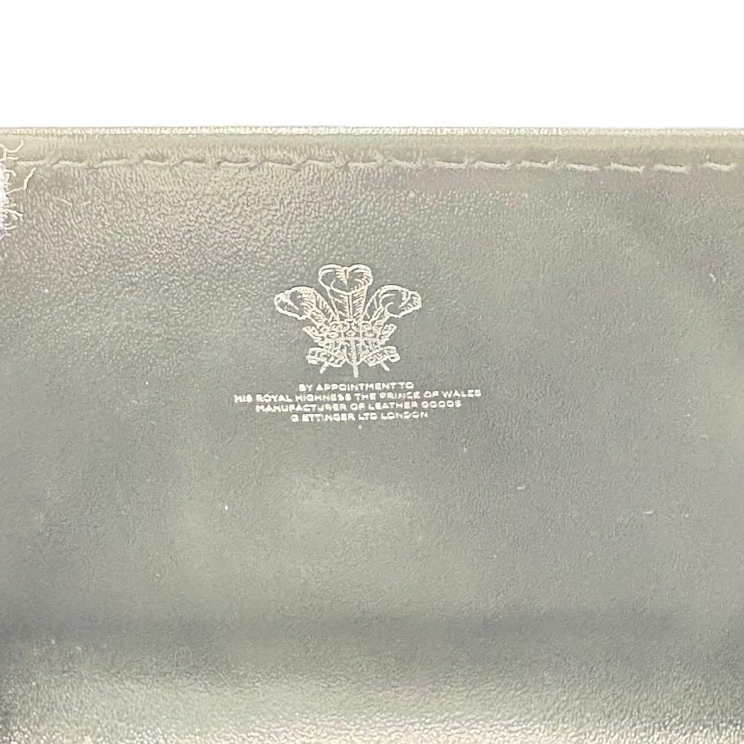 極美品✨エッティンガー ブラック　レザー ウォレット 財布 ケース　カード