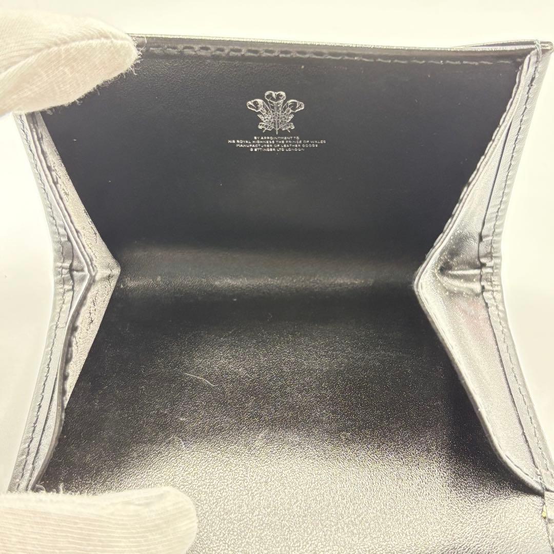 極美品✨エッティンガー ブラック　レザー ウォレット 財布 ケース　カード