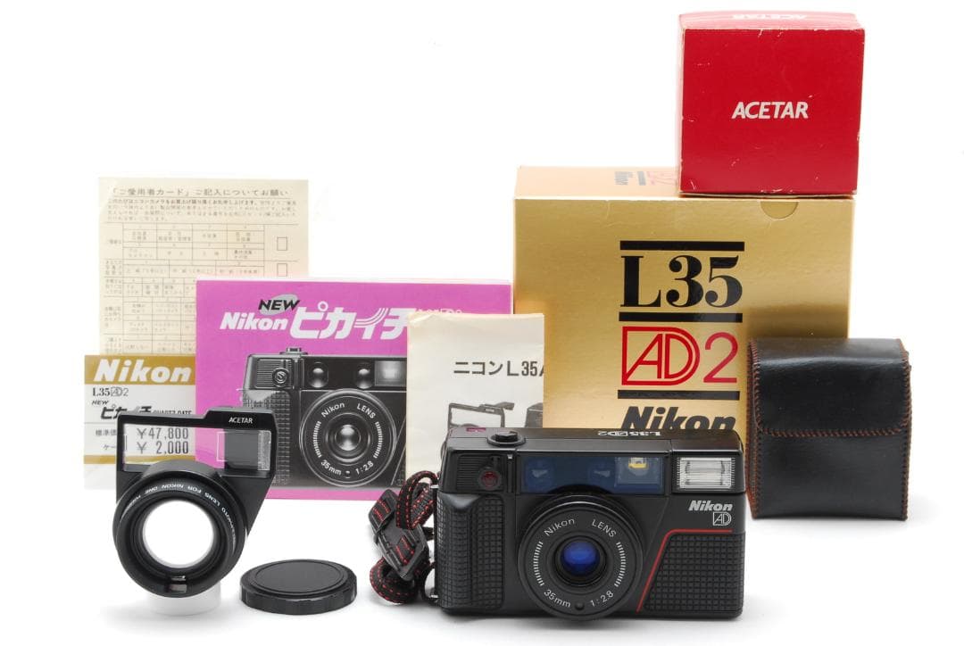 Nikon NEWピカイチL35AD2クウォーツデート 新品望遠コンバーター付き