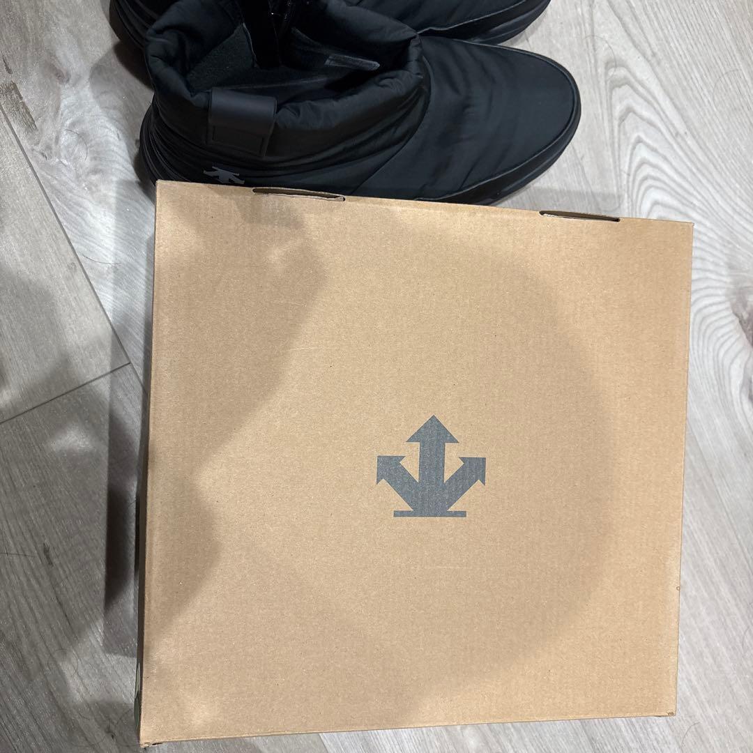 DESCENTE ブラック スノーブーツ　27センチ