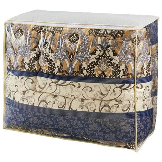 【アウトレット】あったかふっくらこたつ布団5点セット 120×80用 ネイビー