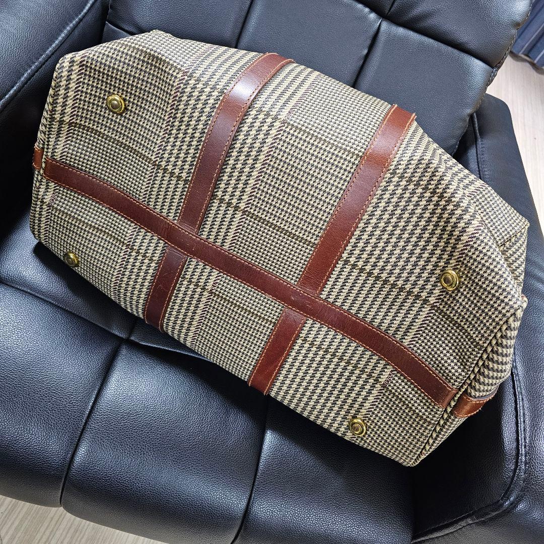 美品 大容量 2way ショルダー付 ラルフローレン ボストンバッグ