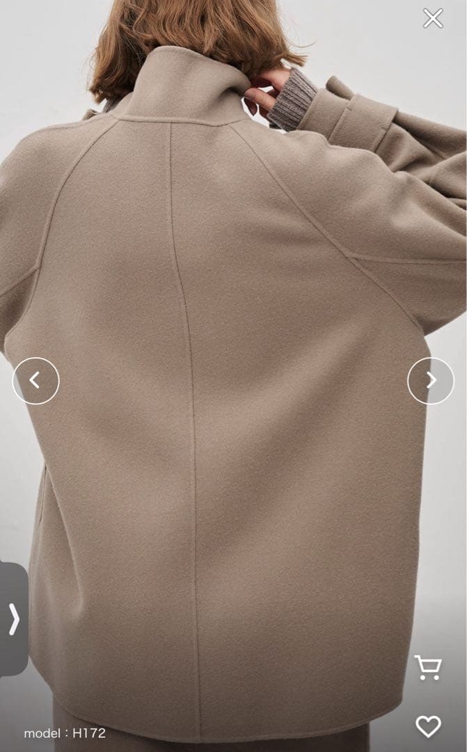 お値下げ【新品】uncraveメルトンリバー ミドルダッフルコート