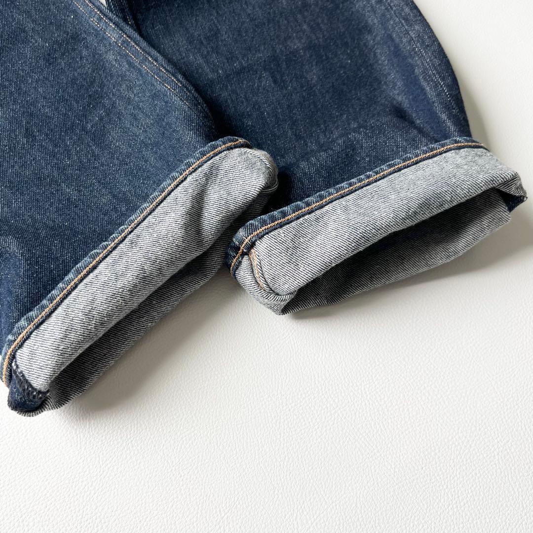 4837【美品】オーラリー　ストレートデニム ハードツイストデニム　インディゴ