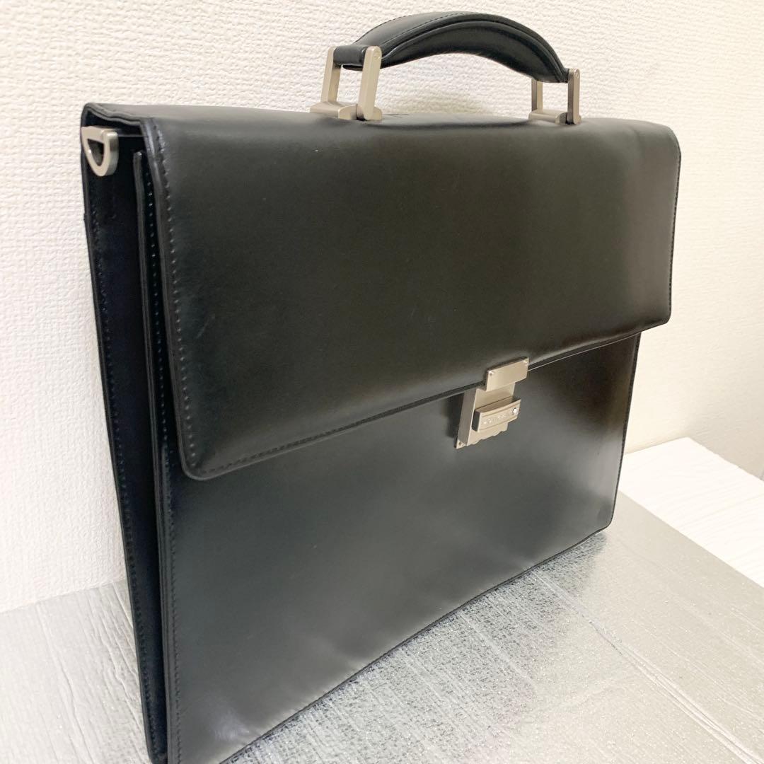 MONTBLANC モンブラン　ビジネスバッグ　ブリーフケース　黒　2way