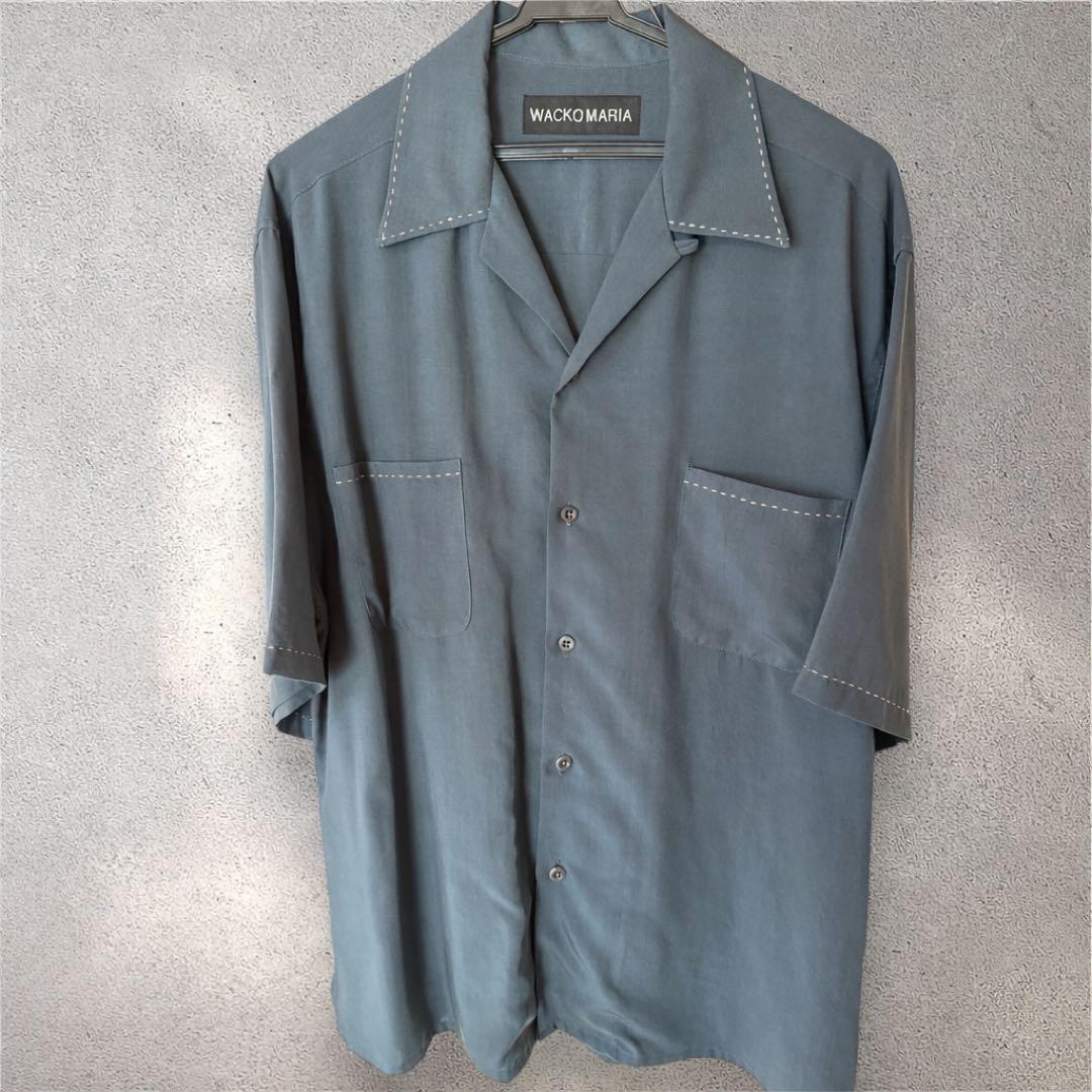 新品　WACKO MARIA 50'S OPEN COLLAR SHIRT