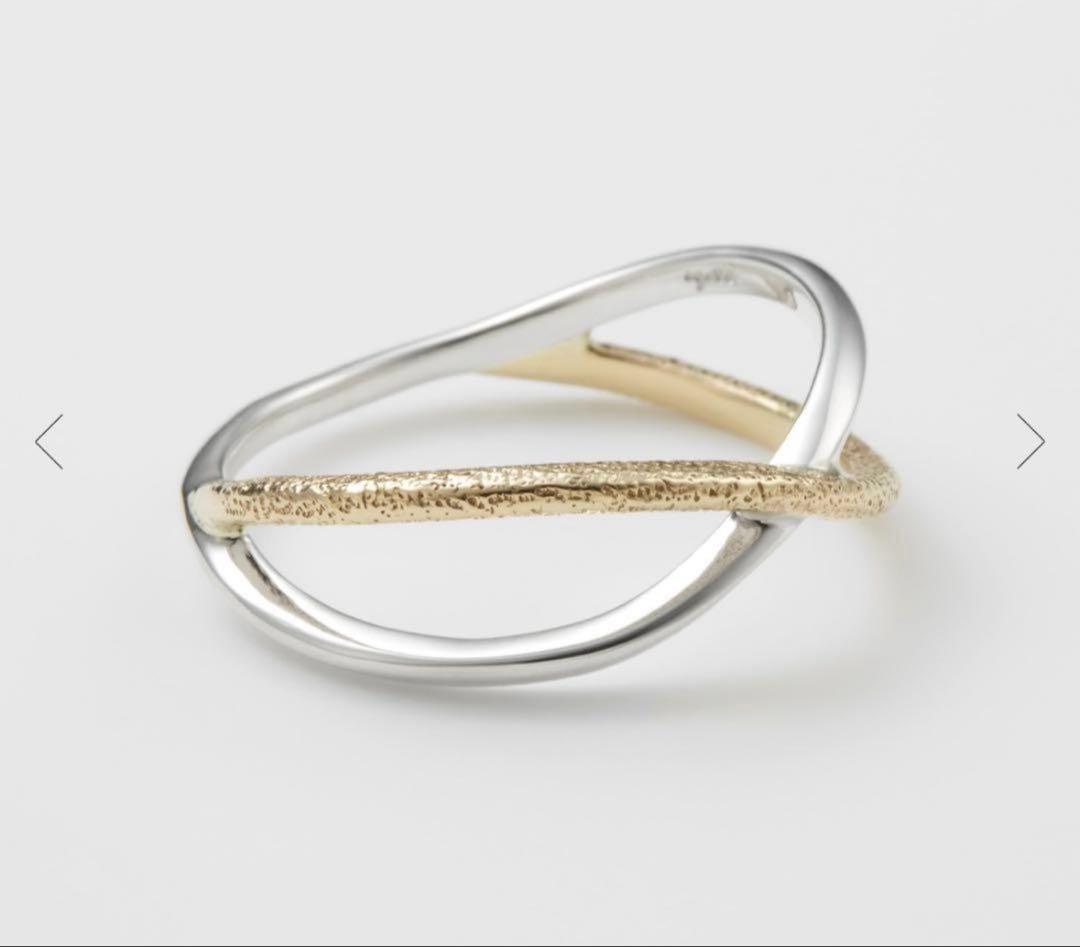 値下げ中！agete/アガット　シルバー／K10リング★11号