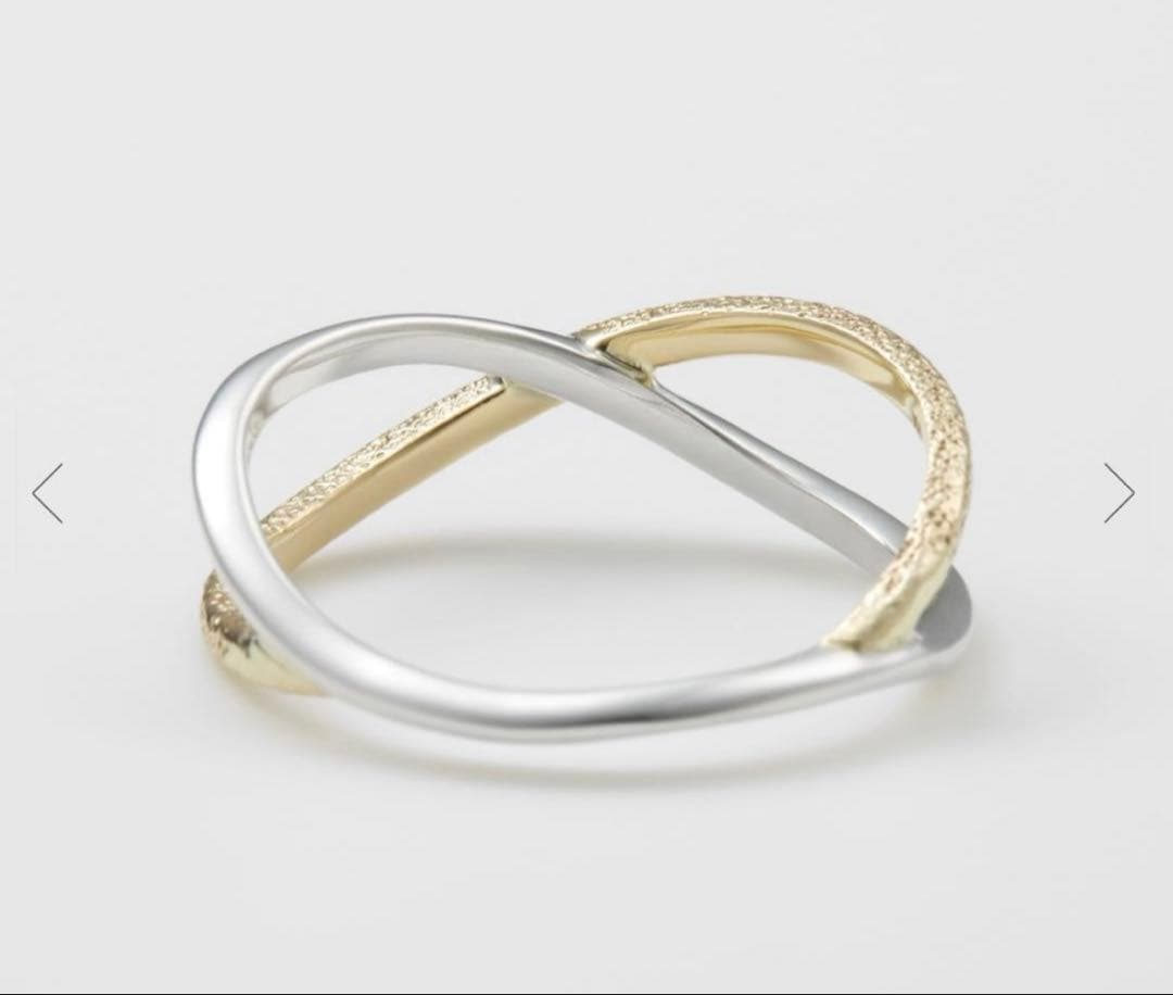 値下げ中！agete/アガット　シルバー／K10リング★11号