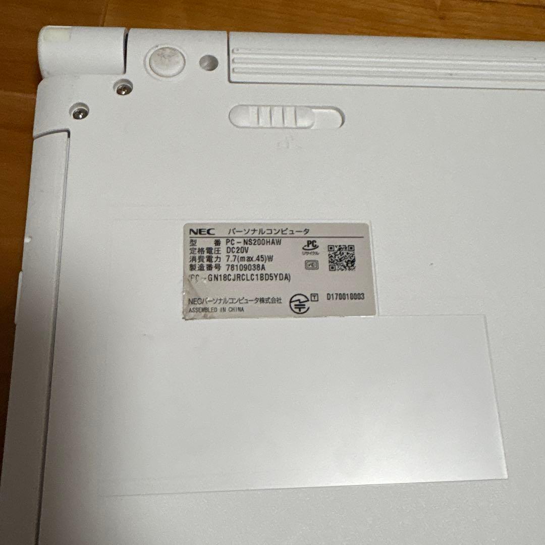 Windowsノート本体 LAVIE NS200/H