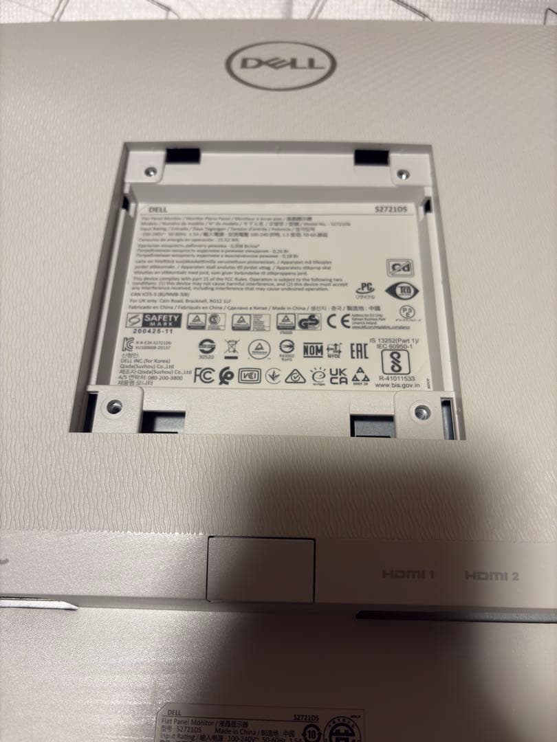 Dell S2721DS 27インチ ディスプレイモニター 美品