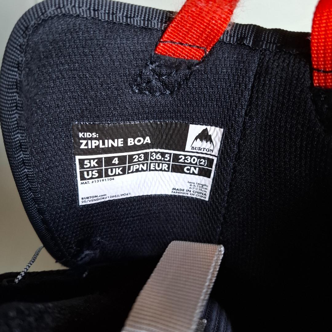 BURTON ZIPLINE BOA バートン 23cm スノーボード ブーツ