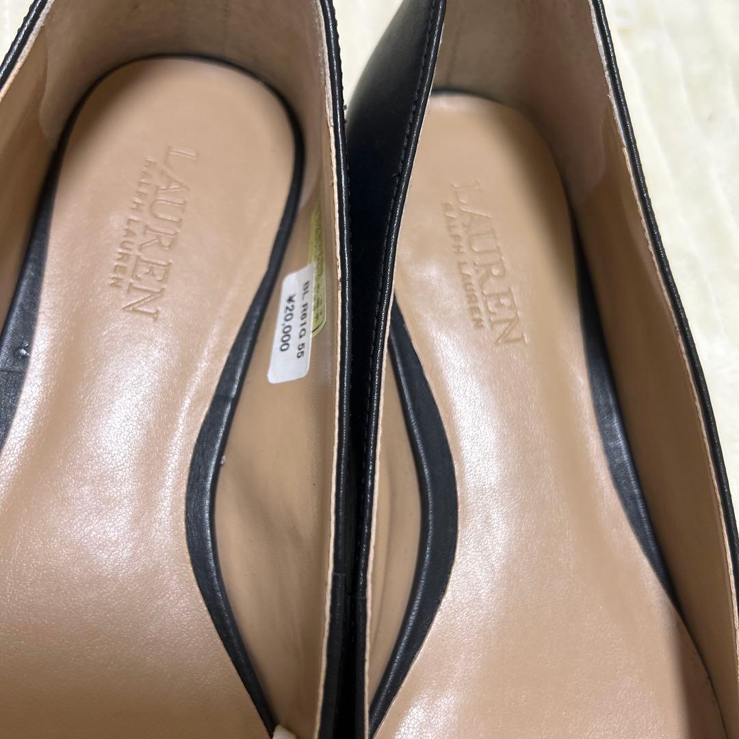 新品　ラルフ ローレン LONDYN フラットパンプス22.5