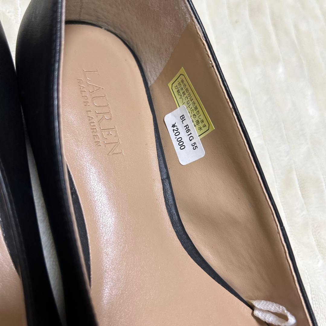 新品　ラルフ ローレン LONDYN フラットパンプス22.5