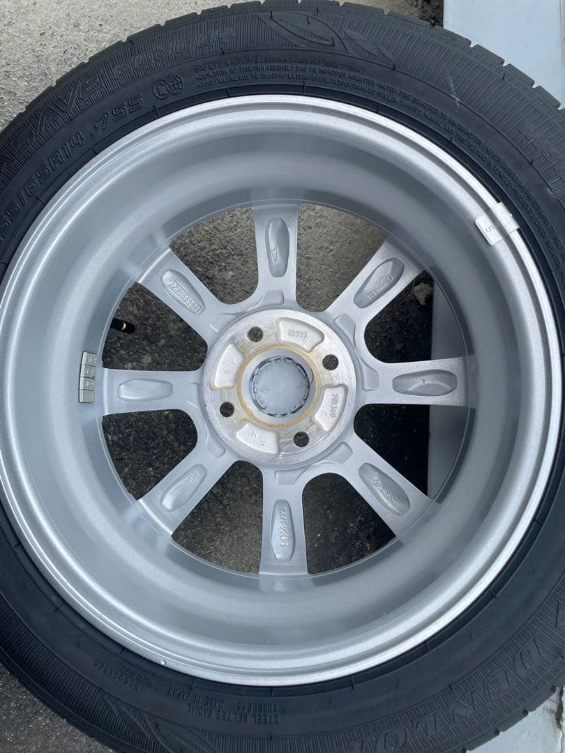 ☆ダイハツ　ミライース　14インチ　純正アルミホイール　4本セット　新車外し☆