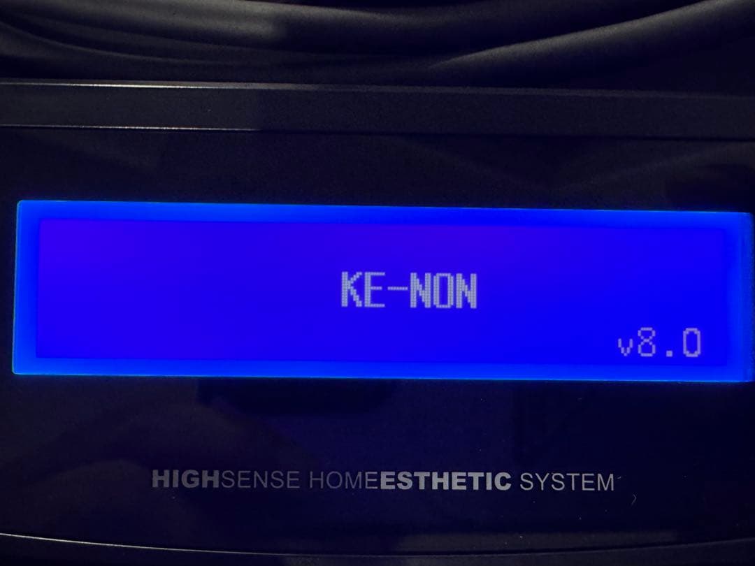 ❷ 美品 ver.8.0 ケノン 眉毛脱毛器付き 脱毛器 美顔器 パールホワイト