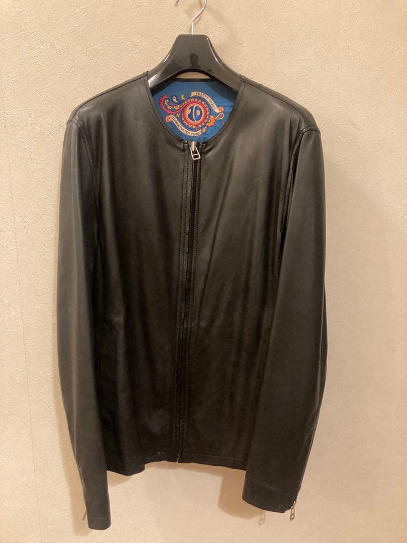 希少　pretty green レザージャケット　ライダース　リアムギャラガー