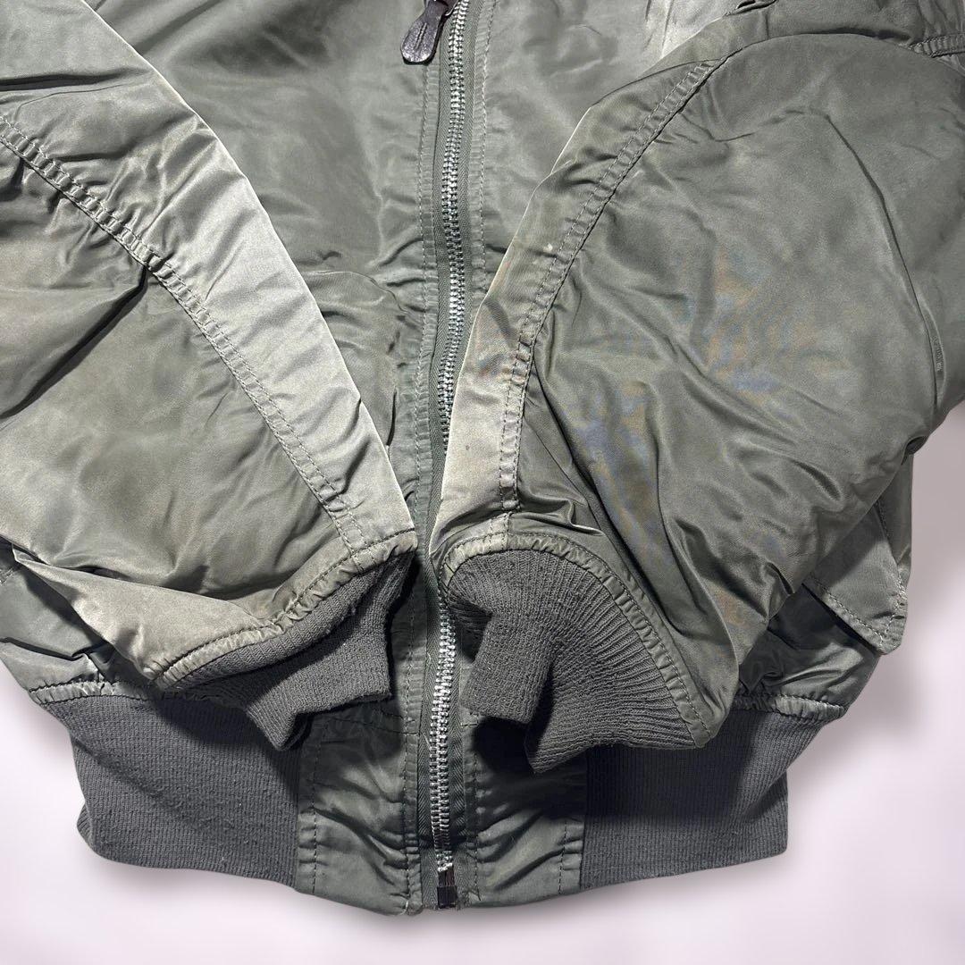 alpha ma-1 フライトジャケット　usa製　medium オリーブ