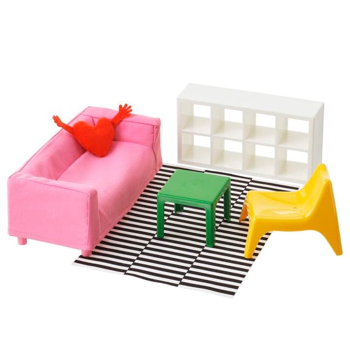 IKEA ドールハウス　ミニチュア家具セット　フーセット2種類