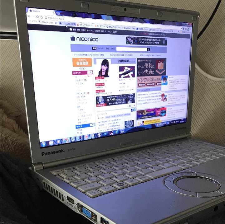 レッツノート  CF-SX1GDGYS Windows7 正規オフィス2010