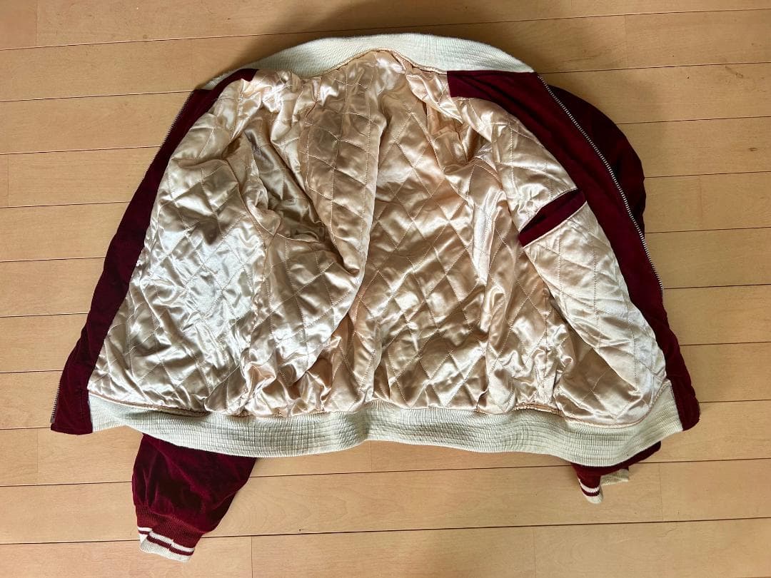 NEYRIES vintage 別珍 刺繍　琉球スカジャン OKINAWA