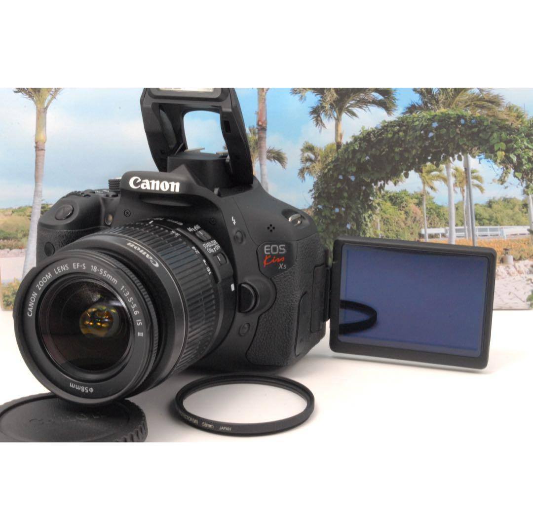 ✨美品✨Canon kiss X5 スマホ転送 回転式モニター 動画も撮れる