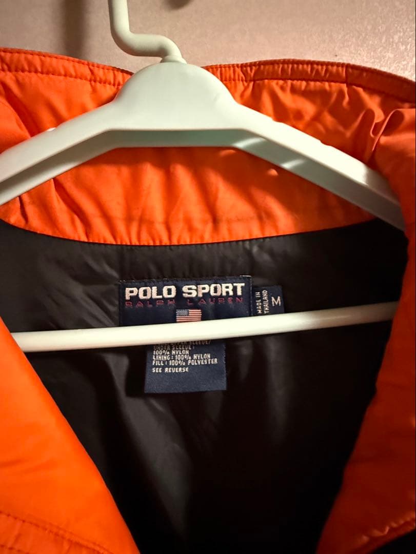POLO SPORT ナイロン生地ジャケット　オレンジ ポロスポーツ