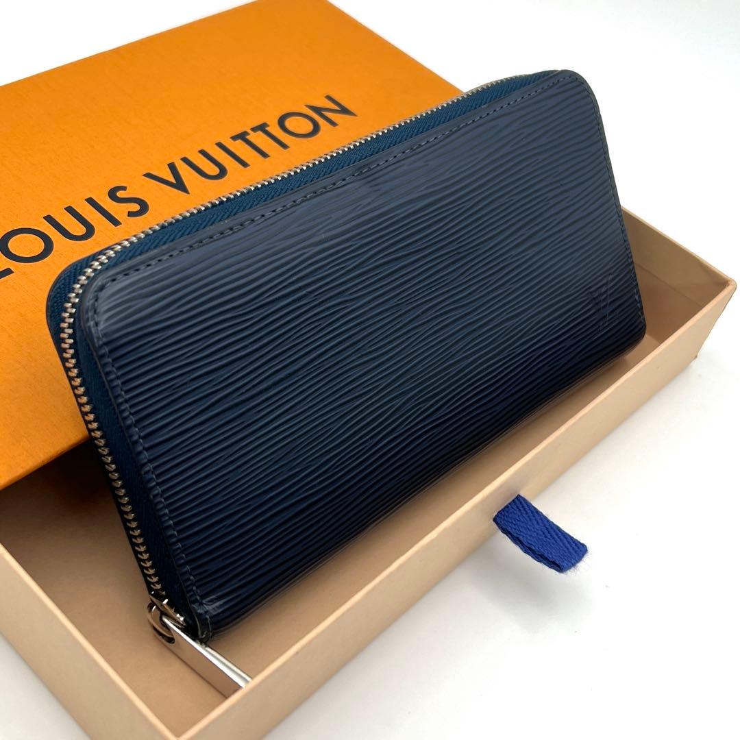 【新型】ルイヴィトン エピ ジッピーウォレット 長財布 アンディゴブルー