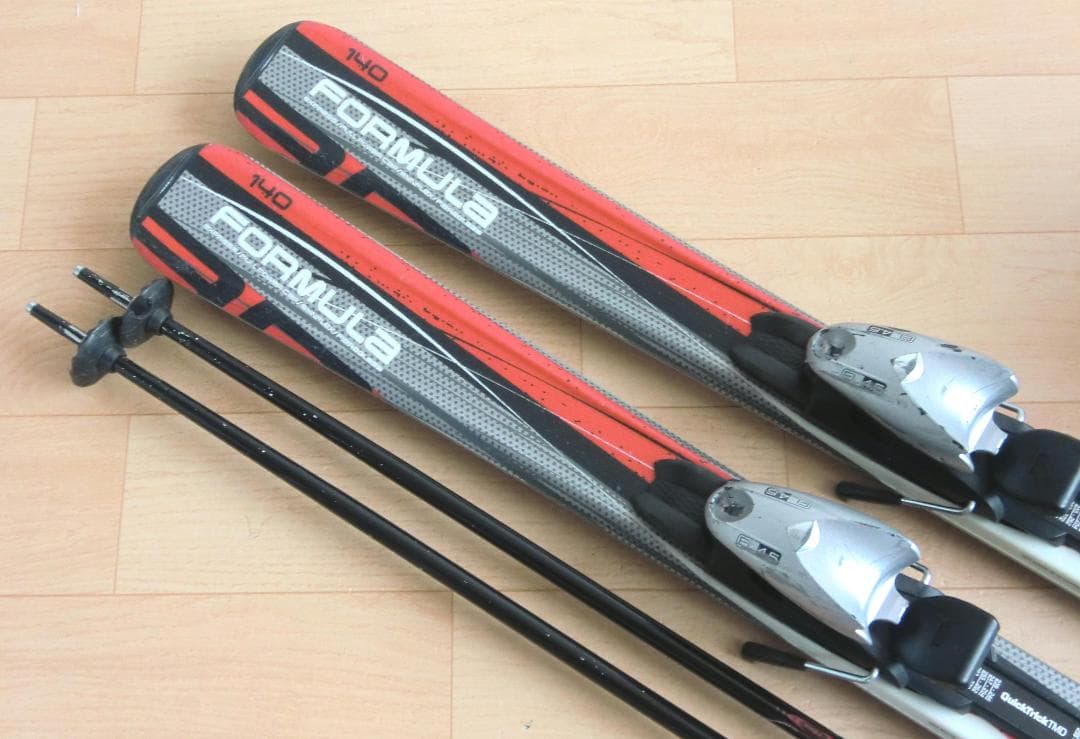 ■■1月限定■送料無料■ジュニア用スキーセット■板140靴24.5■WAX済■■