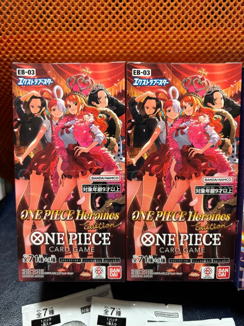 ワンピースカード　ヒロインズエディション、エッグヘッド 3BOX テープ付き