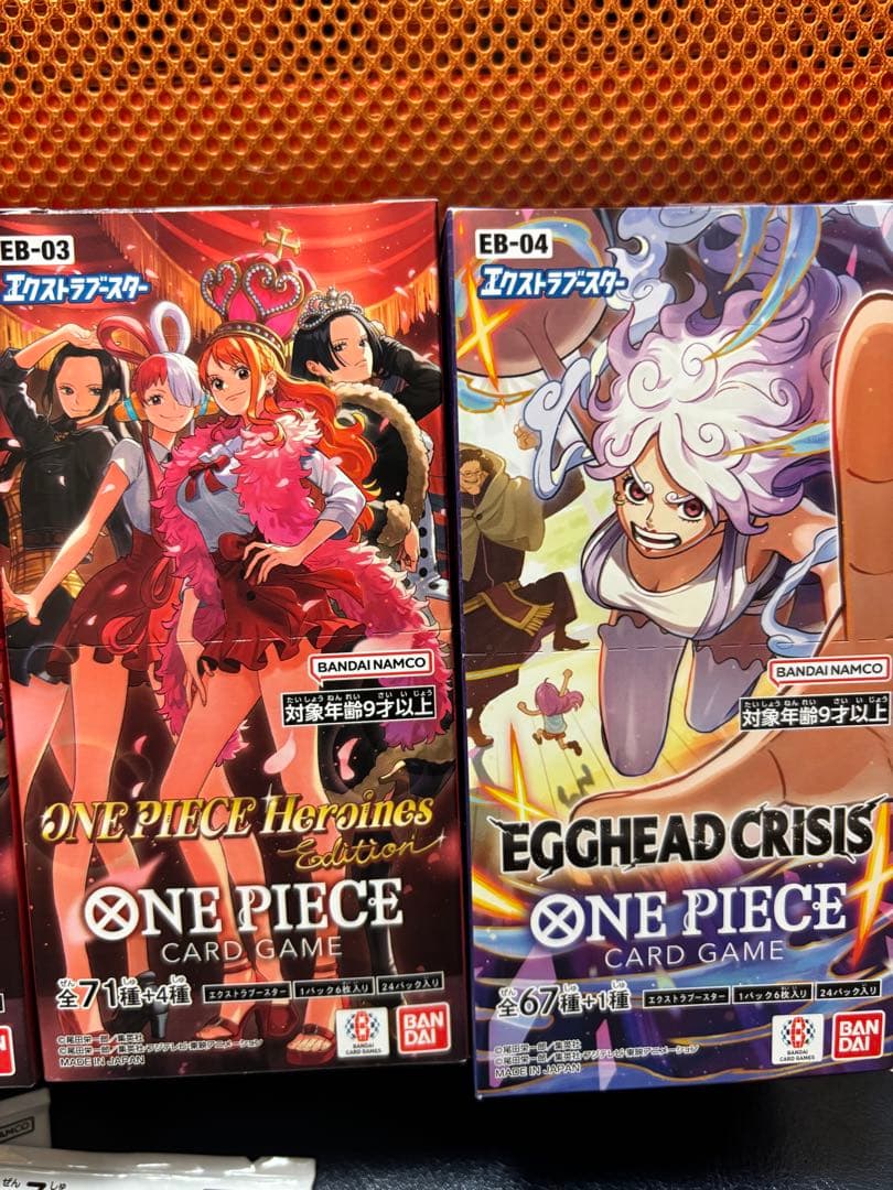 ワンピースカード　ヒロインズエディション、エッグヘッド 3BOX テープ付き