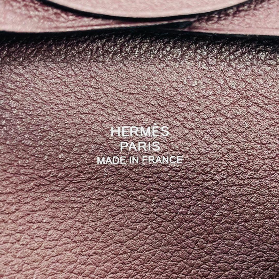 エルメス バスティア　Y刻印 ケース ブラウン レザー　エバーカラー