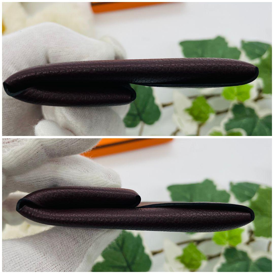 エルメス バスティア　Y刻印 ケース ブラウン レザー　エバーカラー