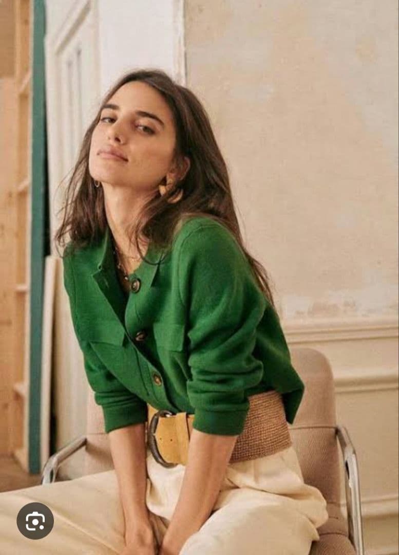 Sezane Betty cardigan セザンヌのメリノウールカーディガンM