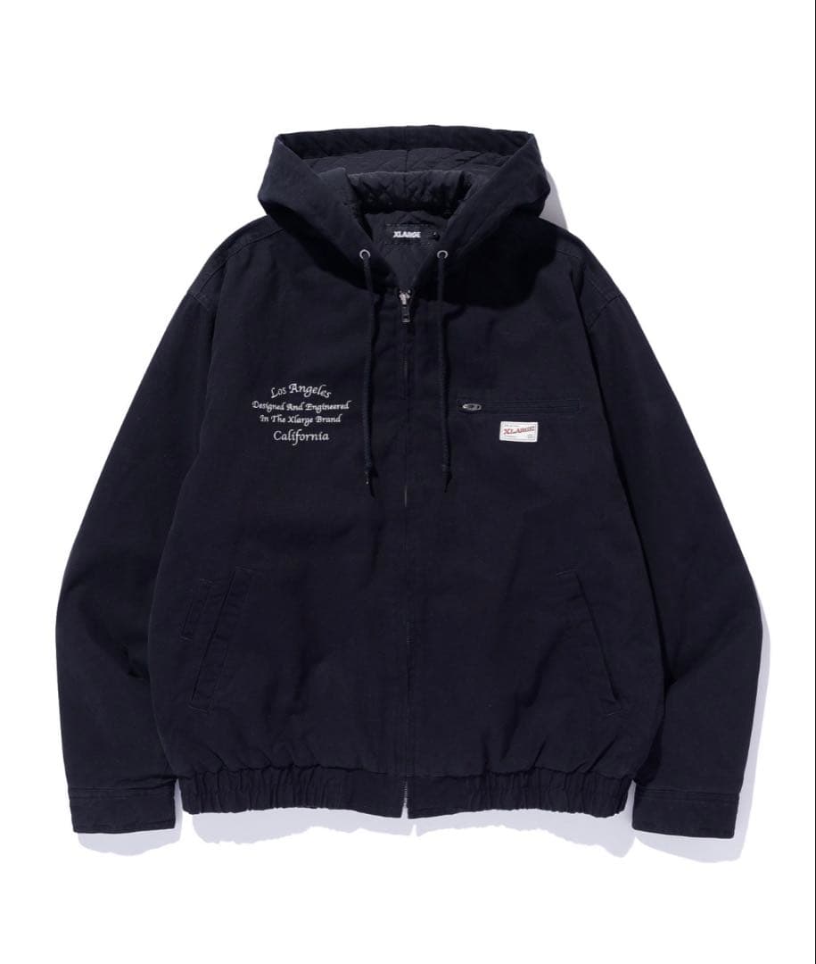 XLARGE HOODED UTILITY JACKET ブラック Mサイズ
