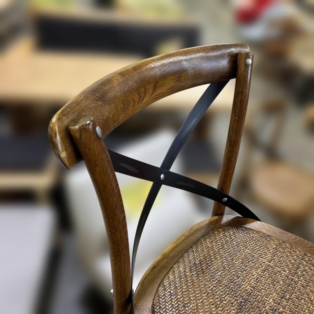 【CRUSH GATE】◆クロスバックチェア◇ Knot antiques◆1