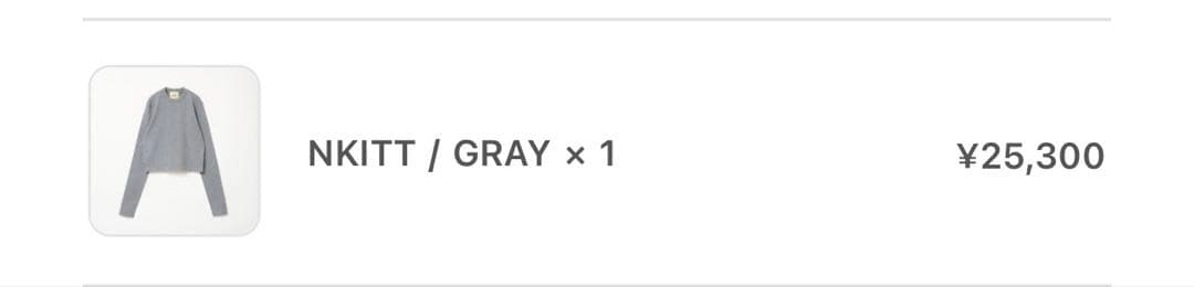 トップス SHISHIKUI NKITT / GRAY