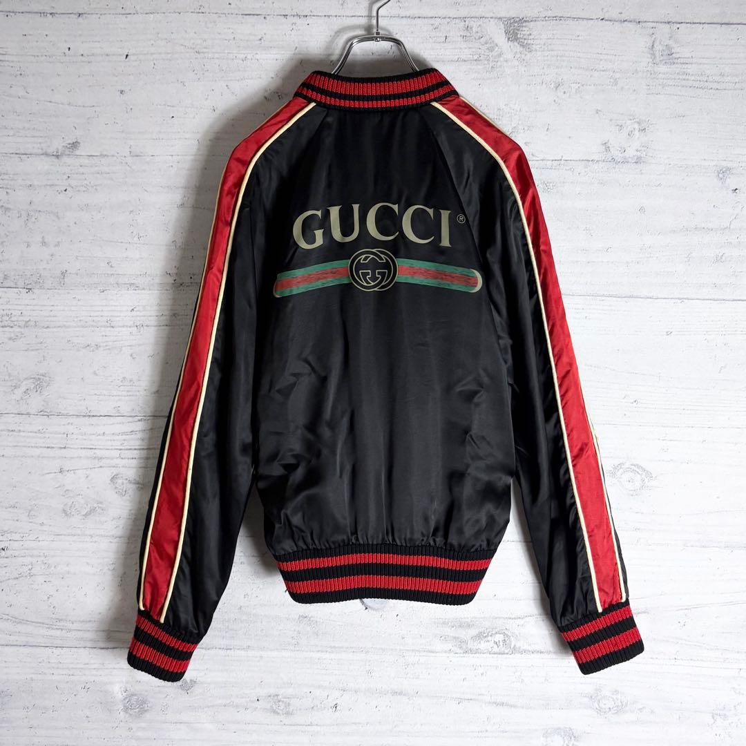 グッチ ボンバージャケットSpiritismo スカジャン シェリー M相当