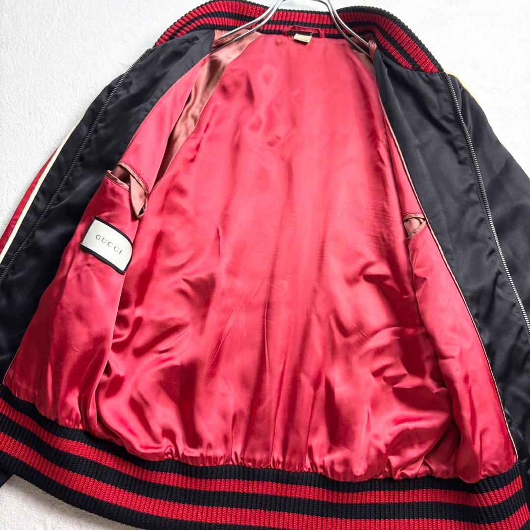 グッチ ボンバージャケットSpiritismo スカジャン シェリー M相当