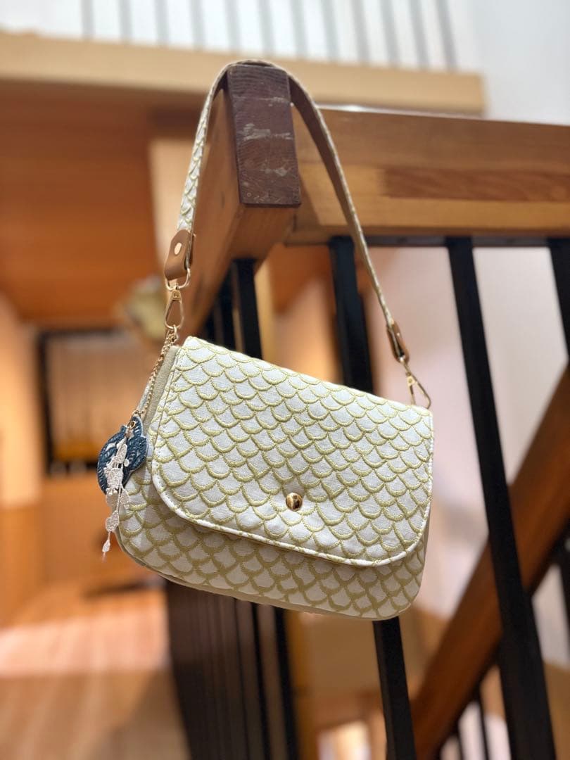 新入荷▫︎ハンドメイド▫︎ミナペルホネン▫︎ミディアムパン　肩ショルダー