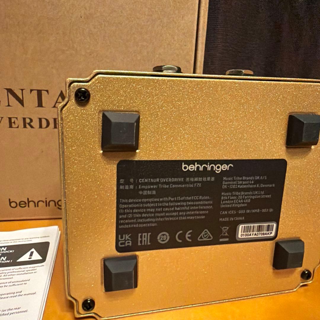 BEHRINGER オーバードライブ CENTAUR 旧デザイン