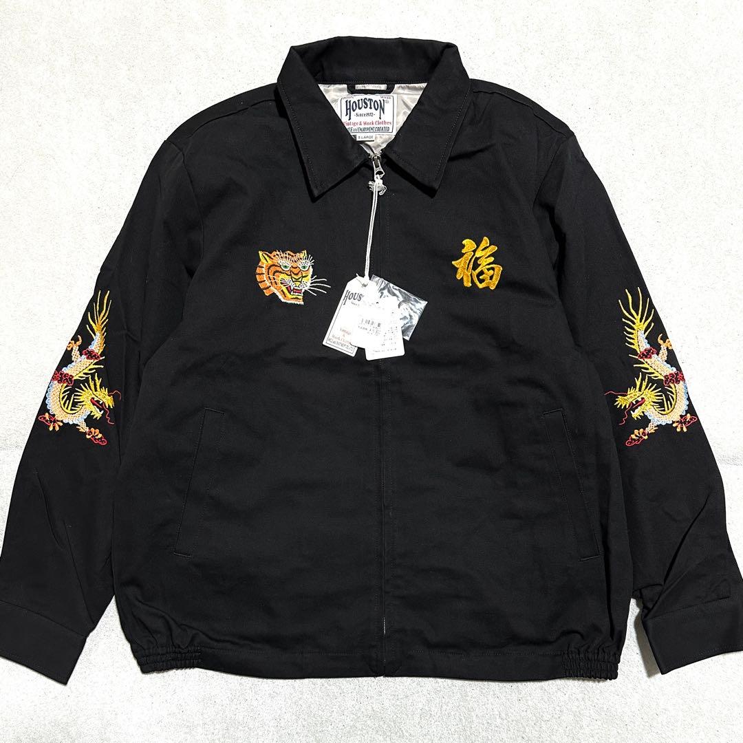 ヒ*メ様 現行新品タグ付 XL✨HOUSTON ベトジャン　スーベニア　ブラック