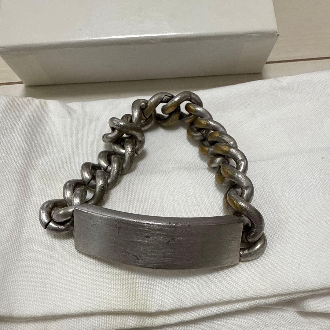 n*i様 Maison Margiela マルジェラ チェーン ID ブレスレッ