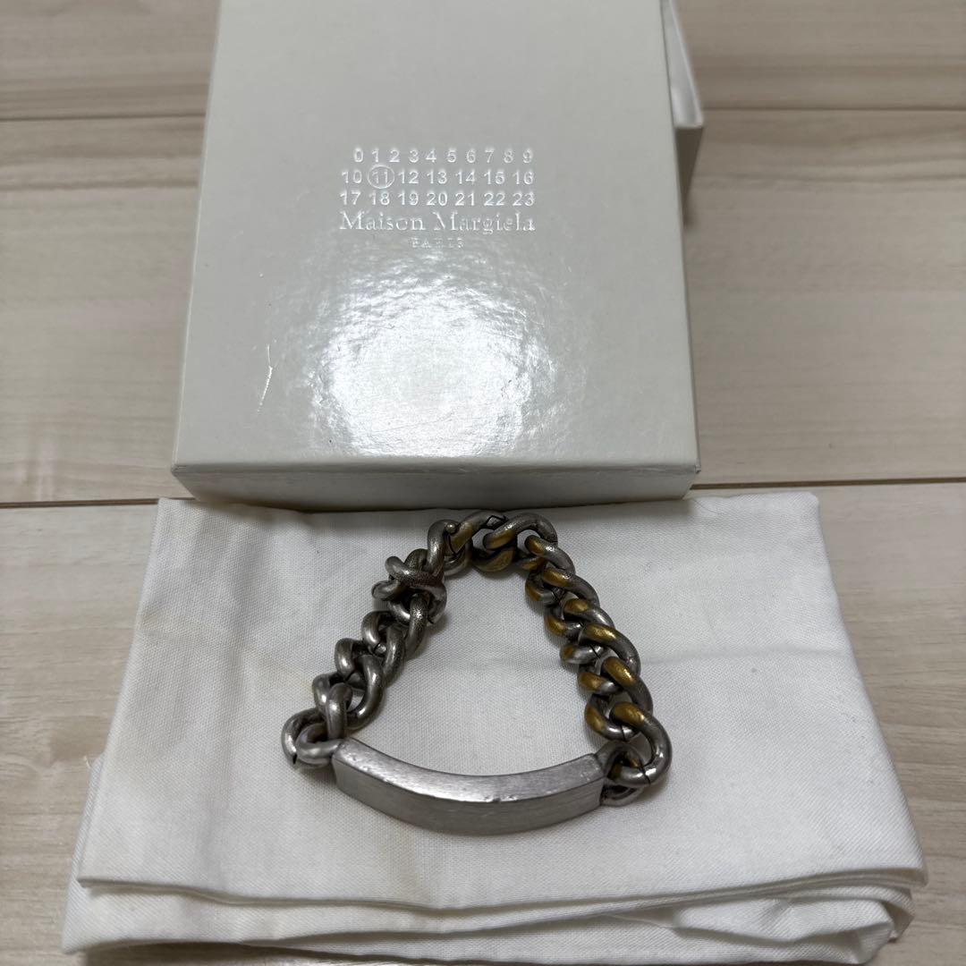 n*i様 Maison Margiela マルジェラ チェーン ID ブレスレッ