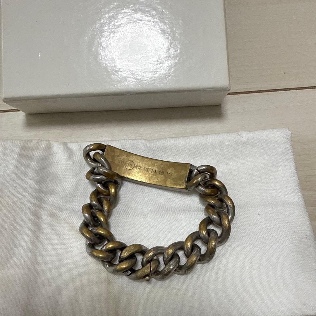 n*i様 Maison Margiela マルジェラ チェーン ID ブレスレッ