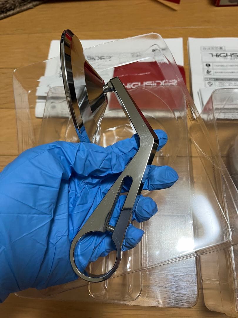 汎用バーエンドミラー　デイトナ　ハイサイダー　モンタナ　左右セット