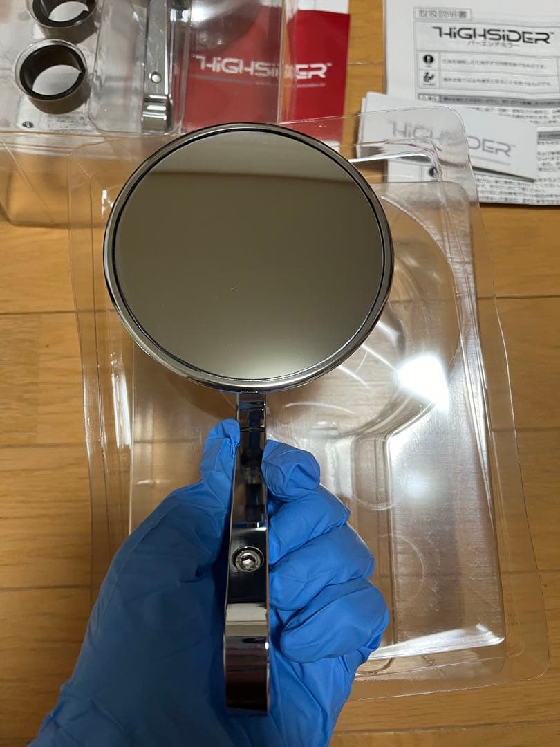 汎用バーエンドミラー　デイトナ　ハイサイダー　モンタナ　左右セット