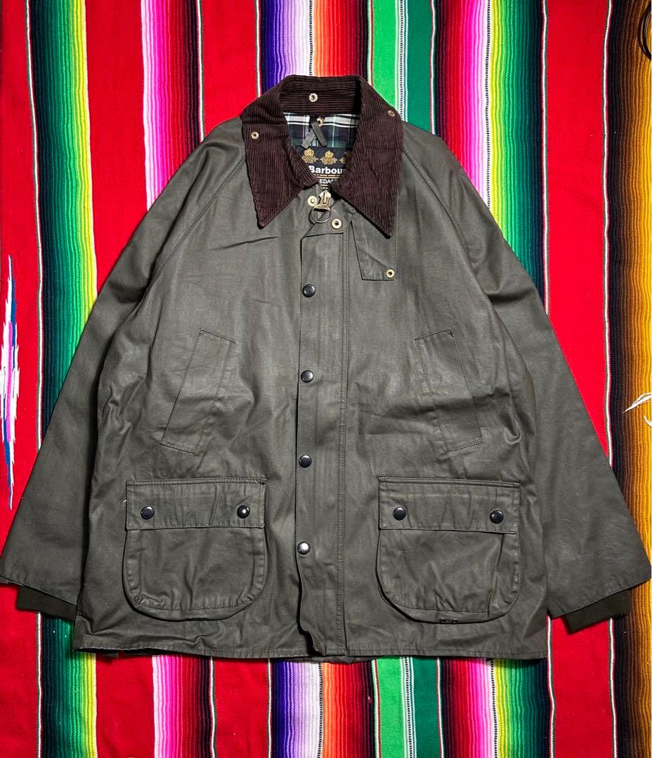 ア*ン様 バブアー　ビデイル　3ワラント　オイルドジャケット　46